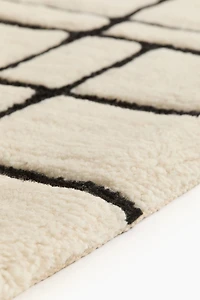 Large Wool-Blend Rug