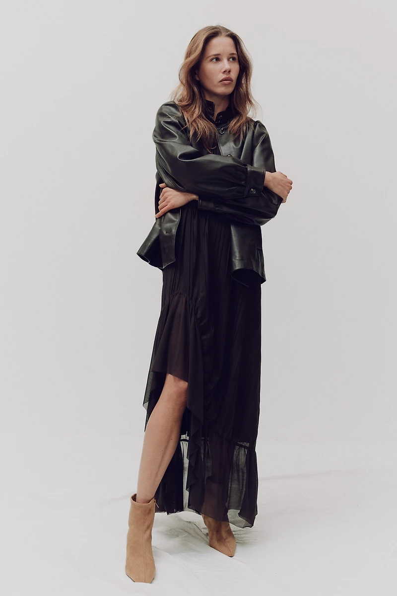 Bottines-chaussettes à talon