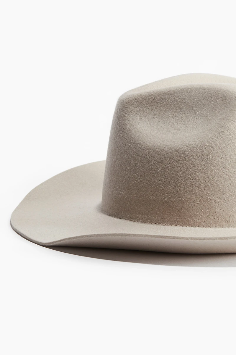 Felted Wool Cowboy Hat