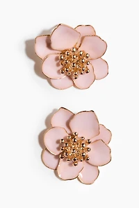 Flower-Shaped Earrings