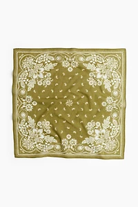 Patterned Cotton Scarf