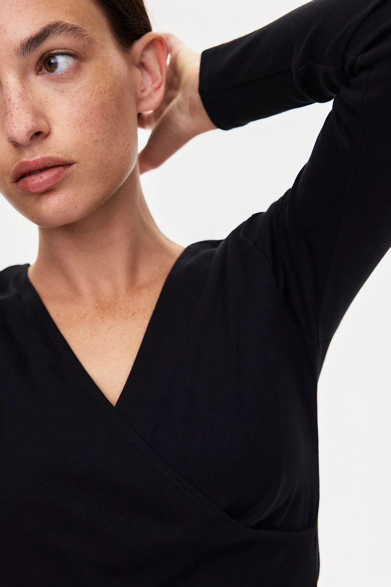 MAMA Ribbed Nursing Top