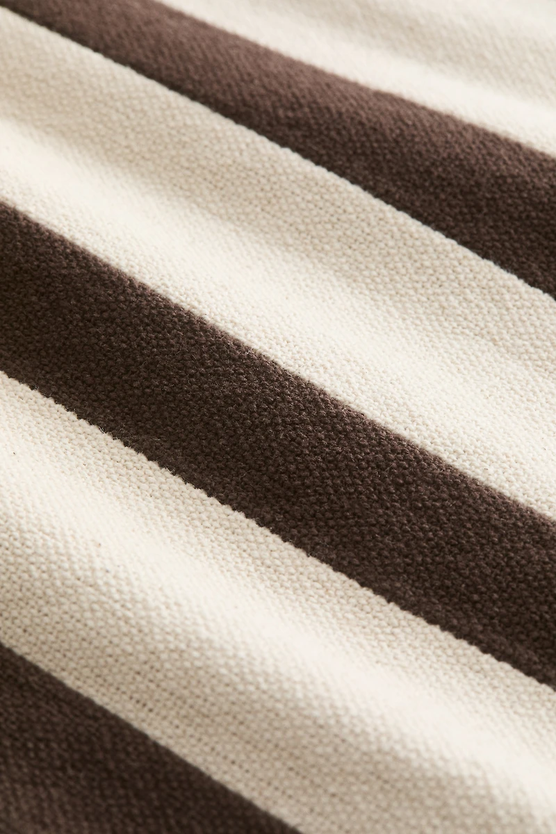 Patterned Canvas Cushion Cover