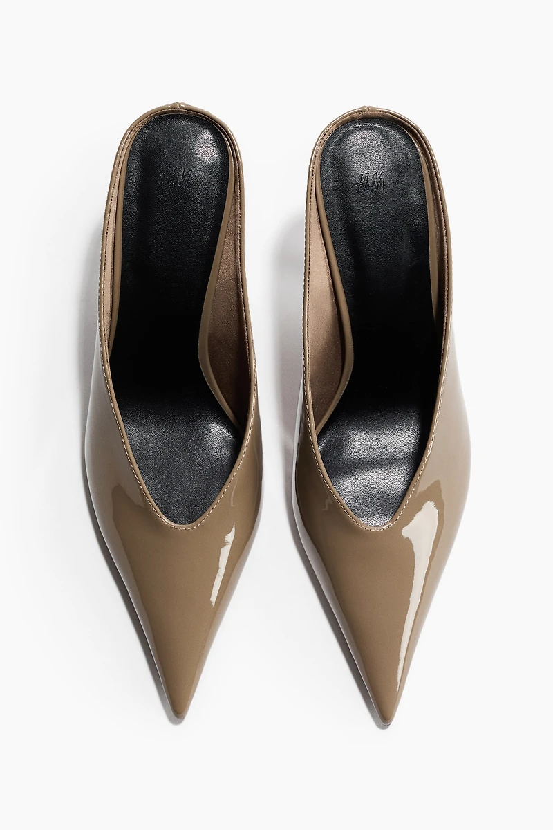 Pointed Heeled Mules