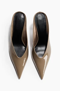 Pointed Heeled Mules