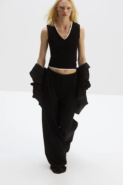 Cooling Slim-Fit Ribbed Tank Top