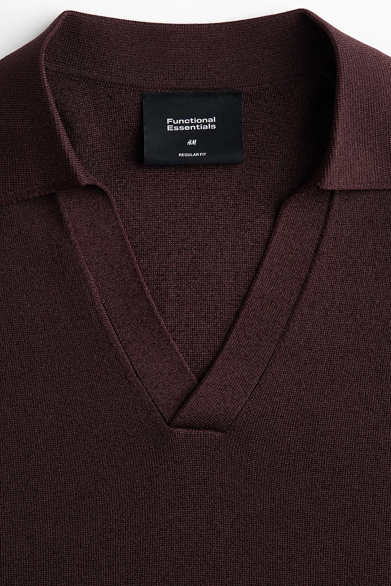 Cooling Regular-Fit Knit Polo Shirt