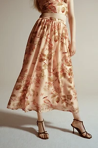 Jupe évasée imprimée