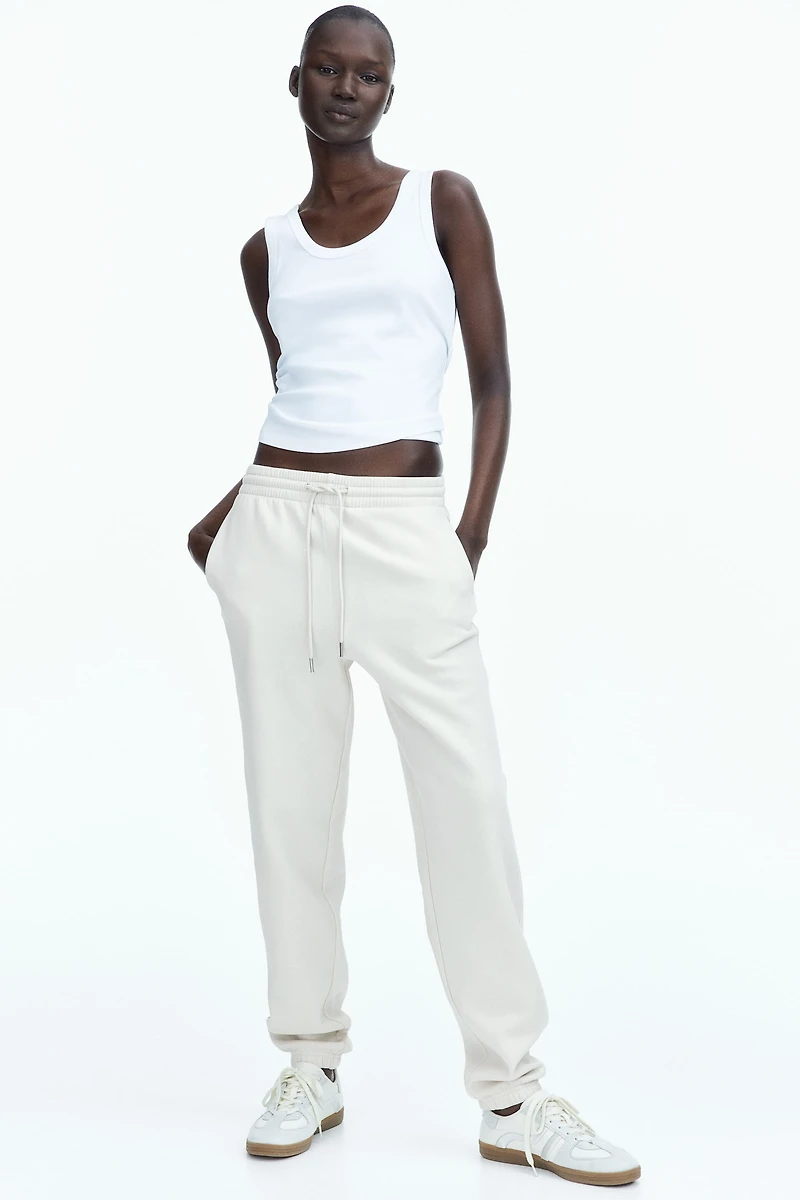 Pantalon en molleton de coton mélangé