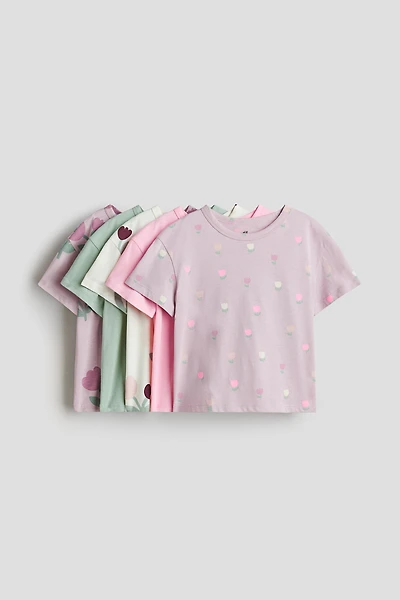 Lot de 5 T-shirts en coton