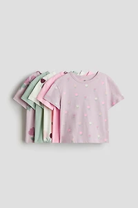 Lot de 5 T-shirts en coton