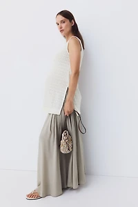 MAMA Pointelle Jersey Top