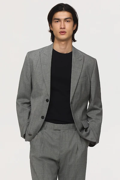 Regular-Fit Single-Breasted Jacket