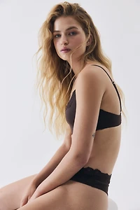 Soutien-gorge coussiné sans armature en microfibre