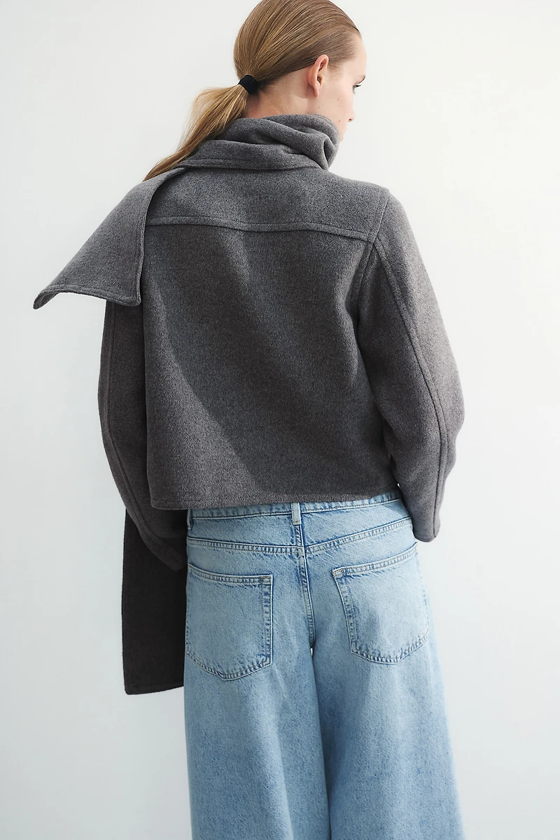 Felted Jacket with Scarf