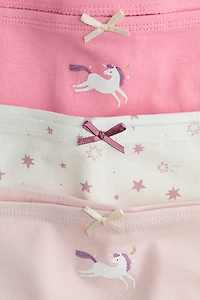 5-pack printed cotton briefs