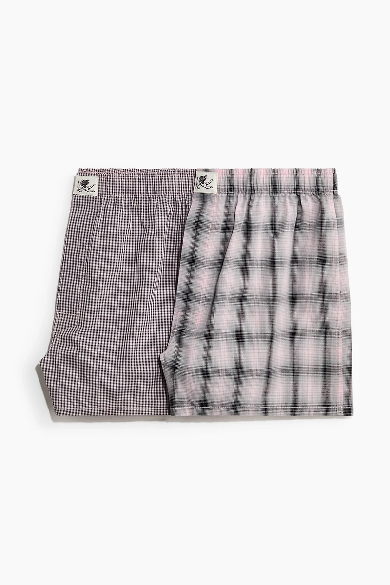 2-Pack Woven Boxer Shorts