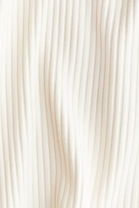 Haut côtelé avec col