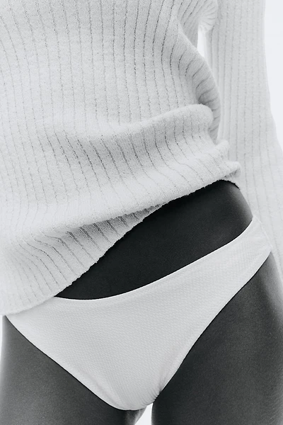 Haut en tricot côtelé