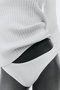 Haut en tricot côtelé