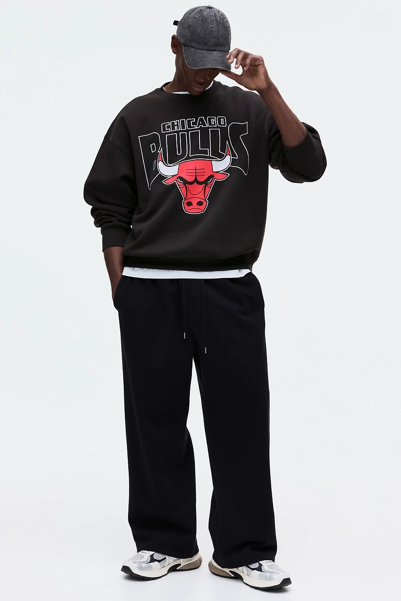 Oversized Printed Sweatshirt