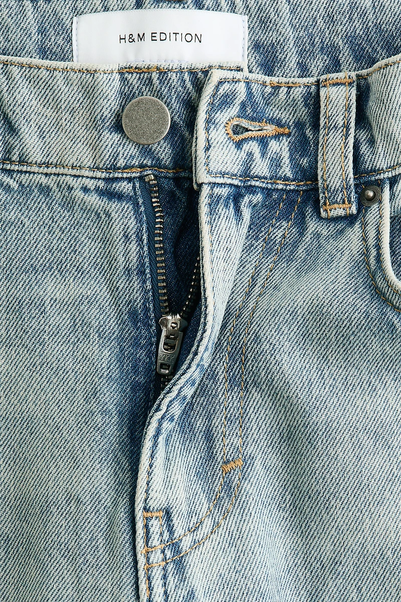 Jean tonneau à taille classique