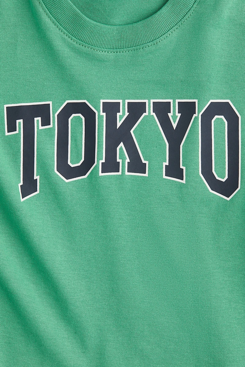 Printed Cotton T-Shirt