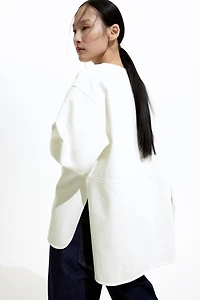 Pullover Twill Blouse