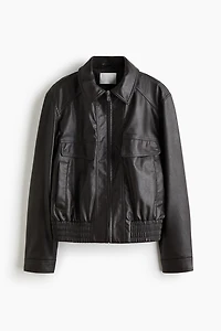 Oversized Coated Jacket