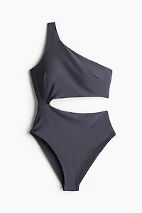 Padded-Cup High-Leg Swimsuit