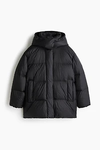 Veste à capuche en duvet