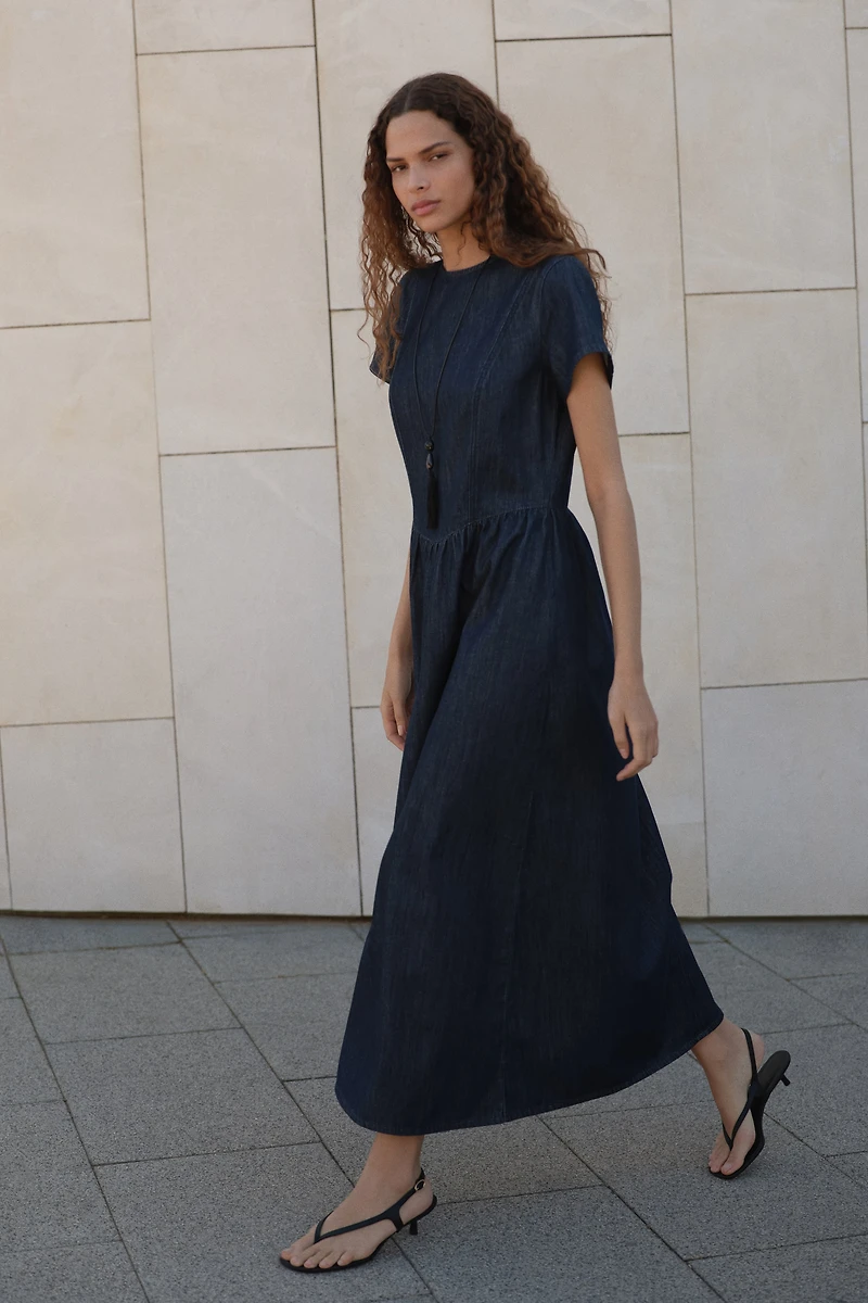 Denim Maxi Dress