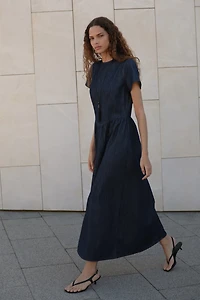 Denim Maxi Dress