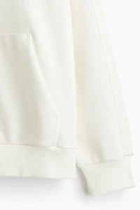 Loose Fit Hoodie with Side Stripes
