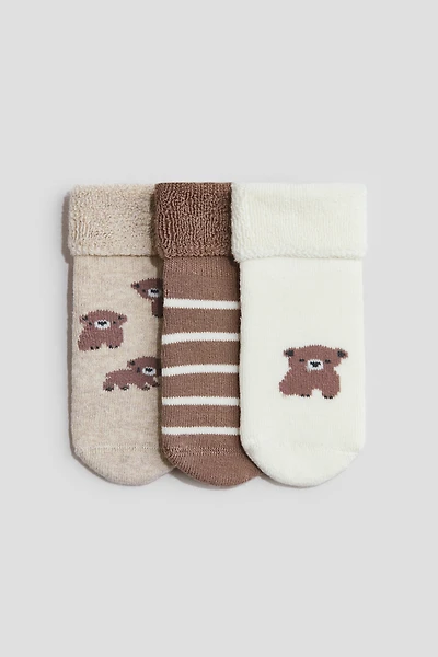 3-Pack Terry Socks