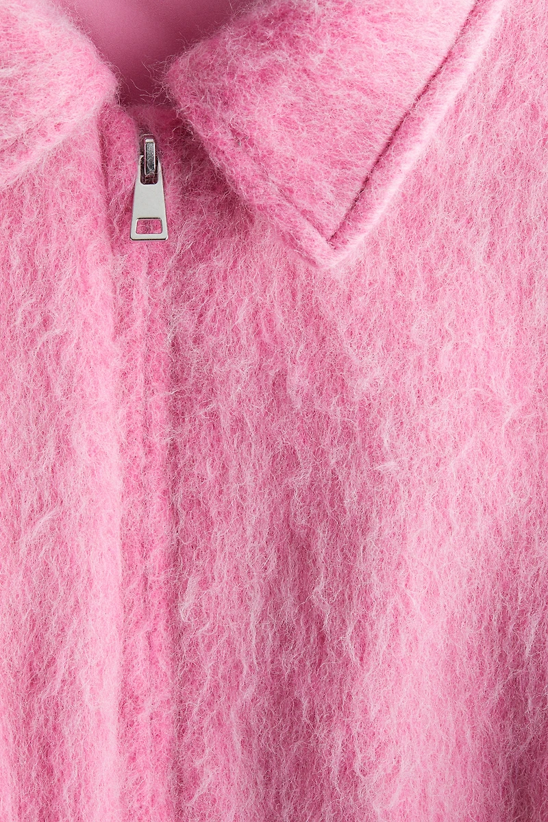 Jacquet en laine mélangée