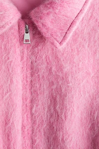 Jacquet en laine mélangée