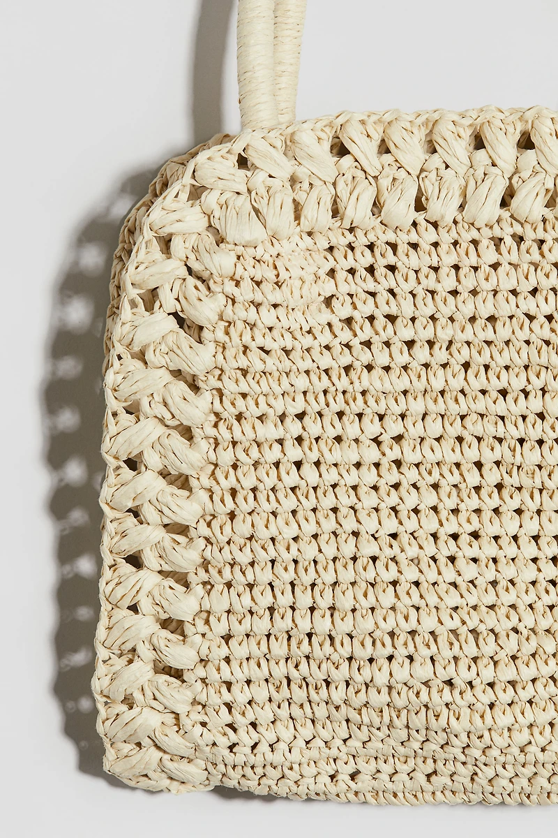 Sac à bandoulière en paille