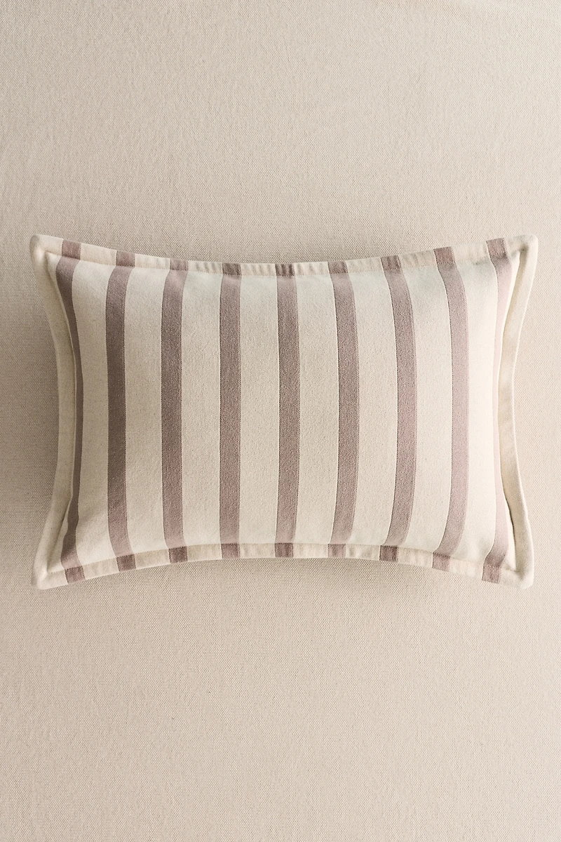 Patterned Canvas Cushion Cover