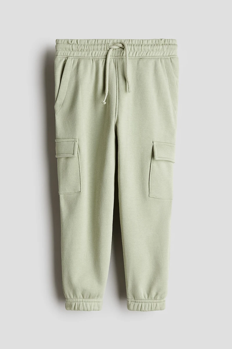 Brushed-Inside Cargo Joggers