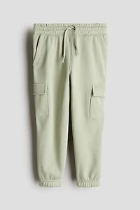 Brushed-Inside Cargo Joggers