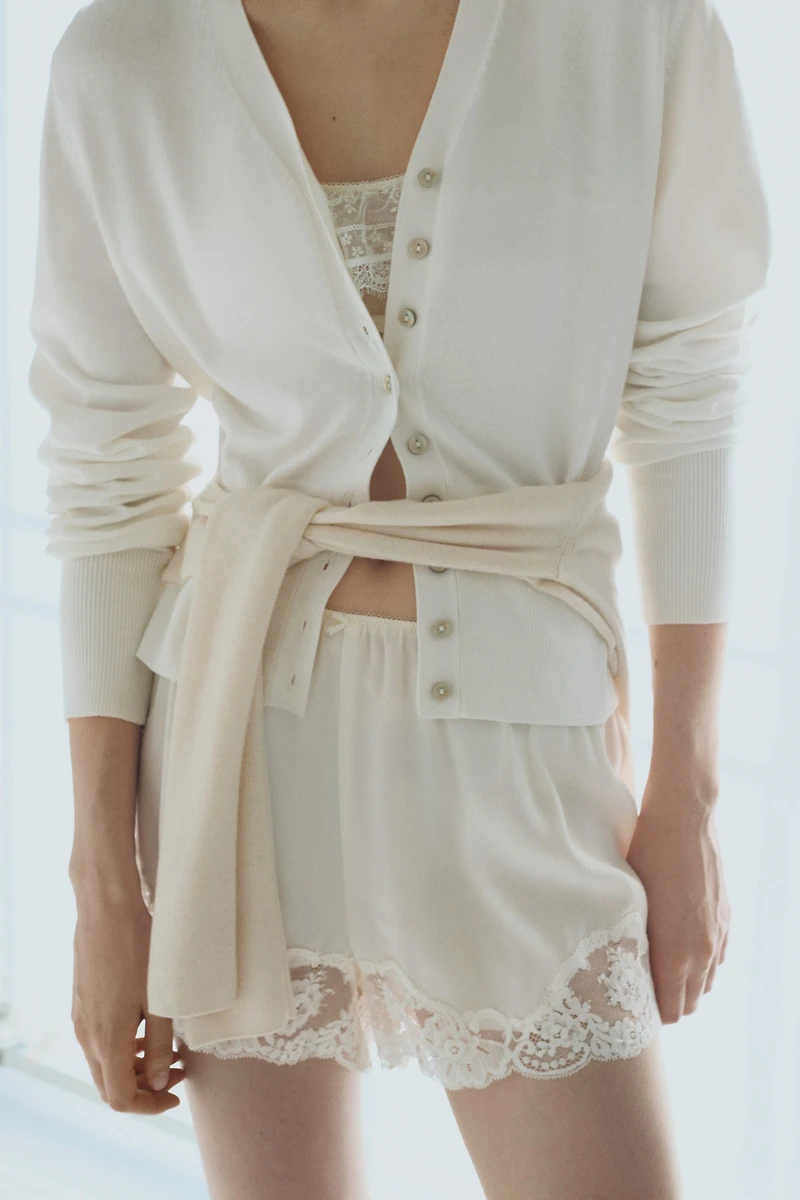 Fine-Knit Cardigan