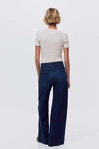 Wide High Jeans