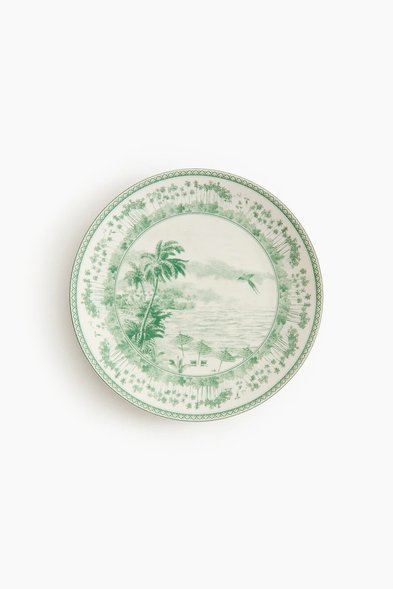 Petite assiette en porcelaine avec motif