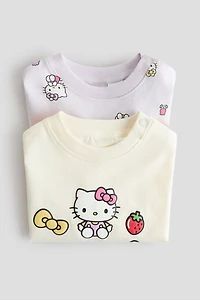 2-Pack Printed Cotton T-Shirts