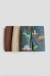 Lot de 3 shorts en coton