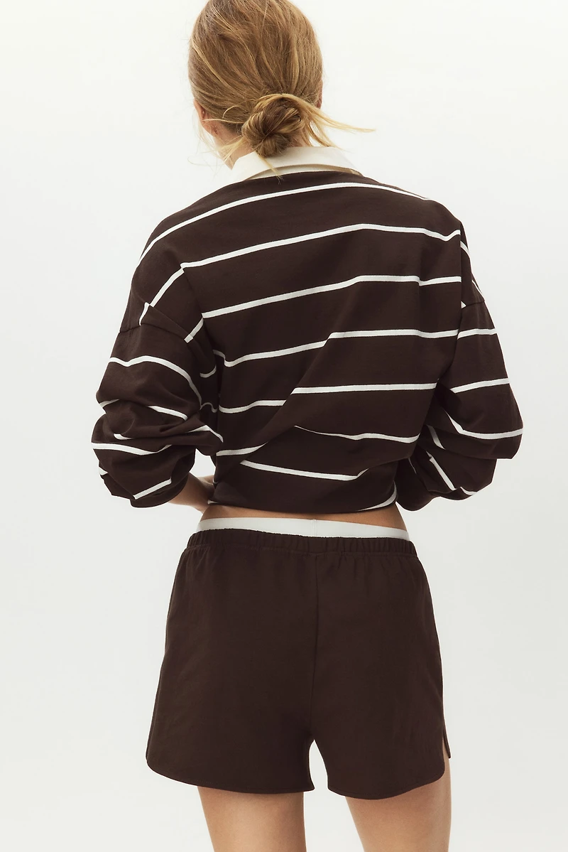 Short en jersey de coton