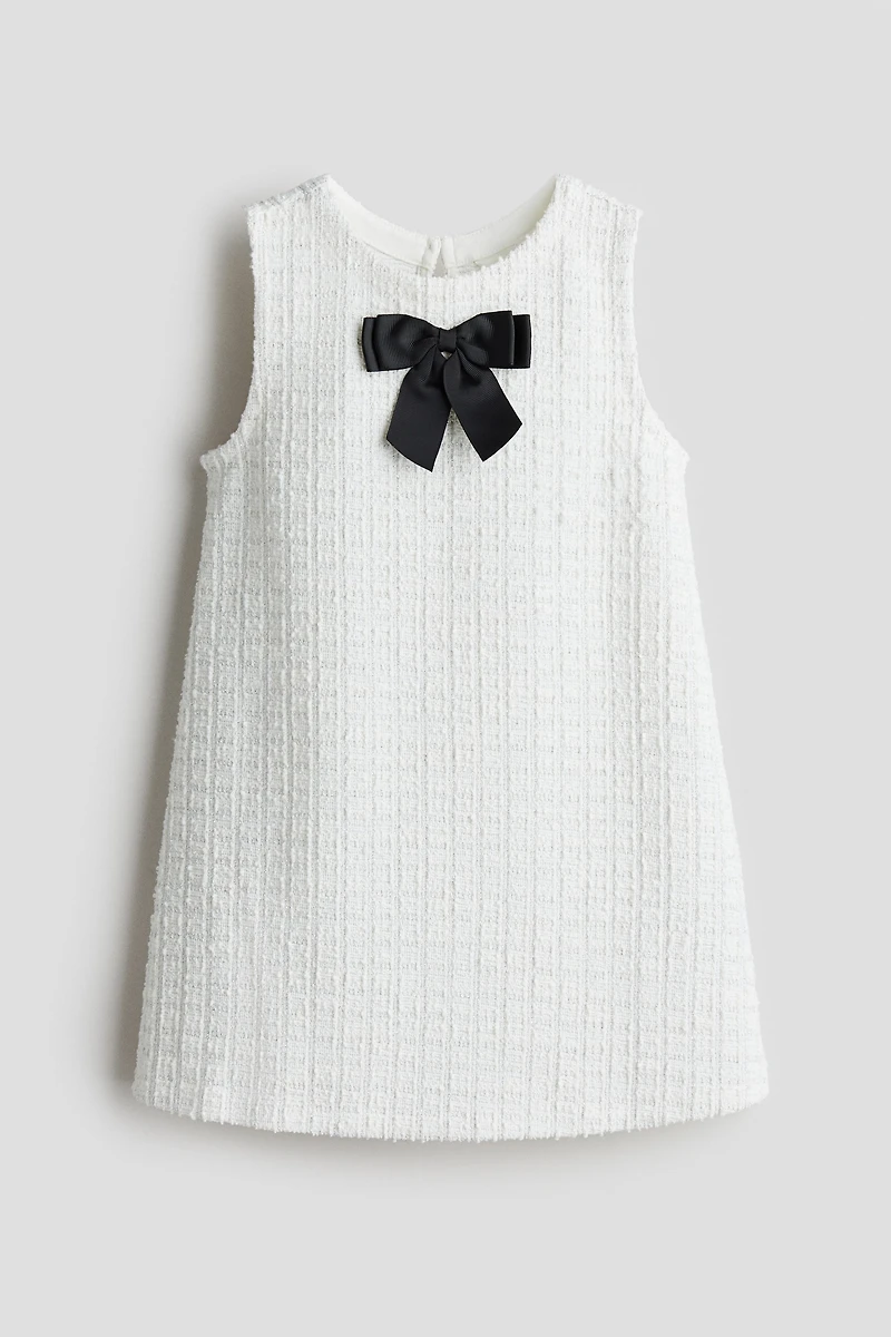 Bouclé-Jersey Dress