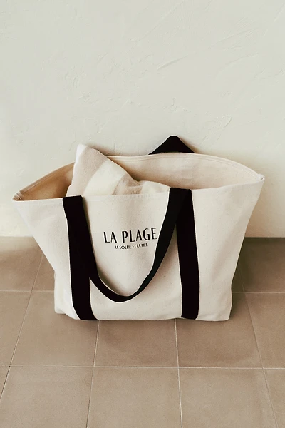 Canvas beach bag