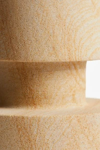 Large Sandstone Candleholder